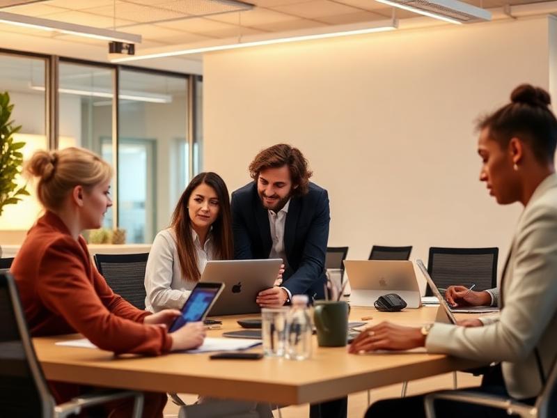 Our team collaborating